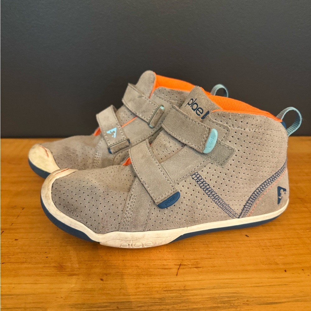 PLAE Kids Sneakers - Gray and Orange